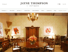 Tablet Screenshot of jaynethompsonantiques.com